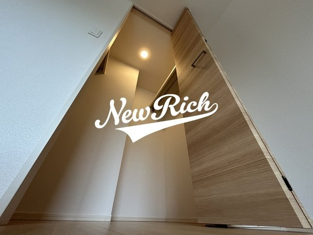 伊勢崎市赤堀今井町２丁目のアパートの収納