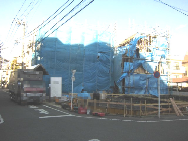 【前面道路含む現地写真】 | 板橋区成増4丁目新築戸建全4棟販売棟数2棟 | 前面道路含む現地写真です