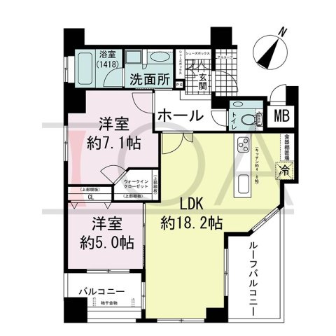 ファスタージュ相楽園の間取り|間取図