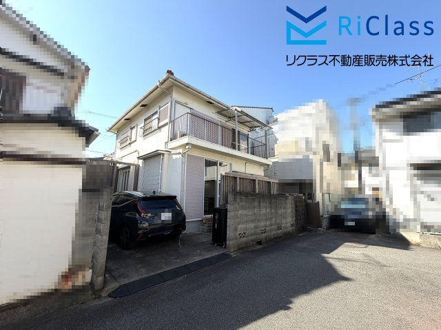 売土地　大阪市旭区清水1丁目の外観|北東側前面道路幅員は約4ｍです