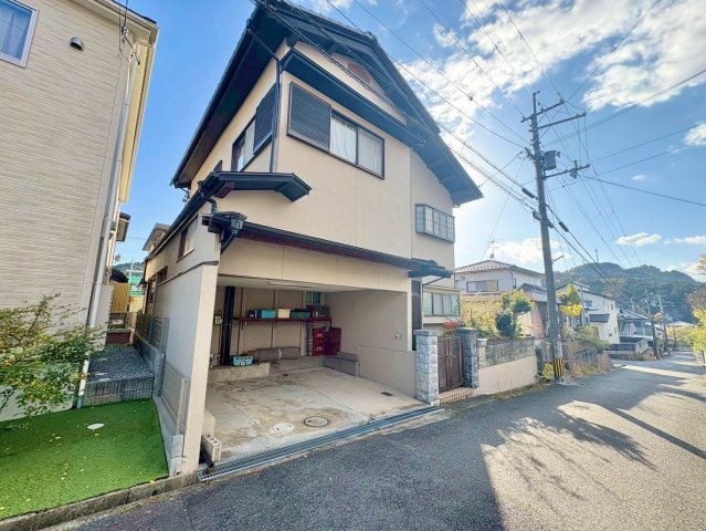 栗東市小野　建築条件無し売土地の外観