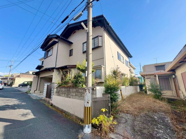 栗東市小野　建築条件無し売土地の外観
