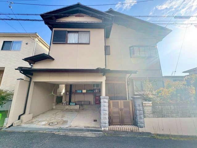 栗東市小野　建築条件無し売土地の外観