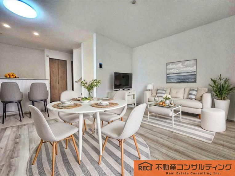 西宮市大社町　新築戸建　B号棟の居間・リビング