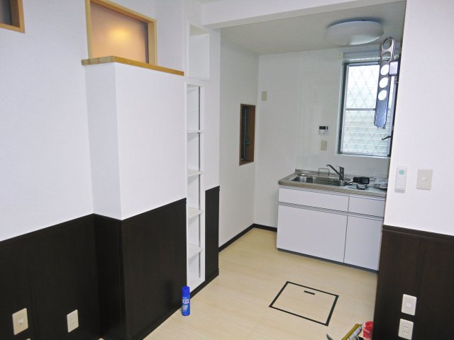 台東区谷中２丁目のアパートのキッチン