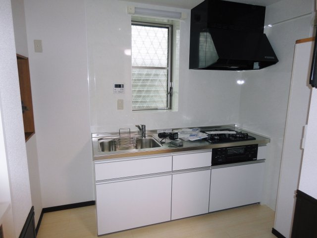 台東区谷中２丁目のアパートのキッチン