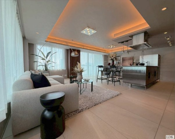 元麻布パークハウスの居間・リビング