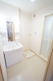【洗面所】 | サニーヒルズＡ | ※反転タイプの写真です。