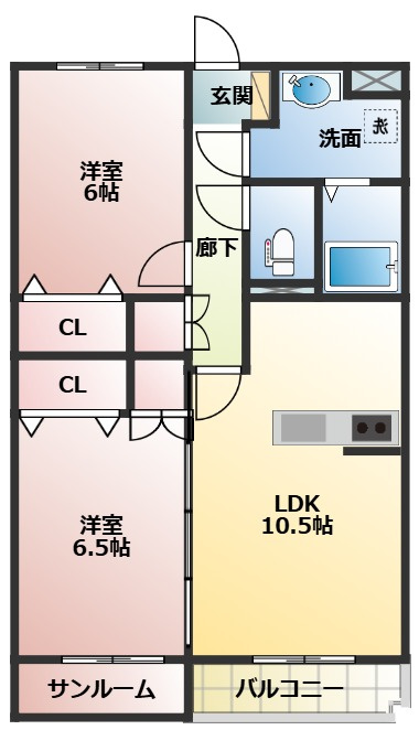ブリリアントヒルの間取り