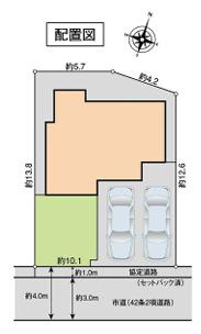 加須市久下５丁目　中古一戸建ての区画図|全１棟