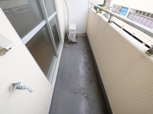 コーポあびこのバルコニー