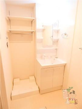 プリエールｓａｙａの洗面所|洗面