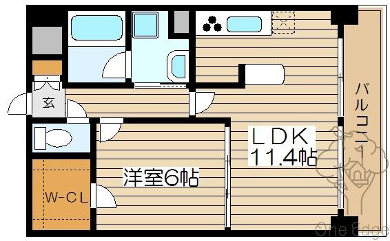 TOMODOAL北梅田の間取り