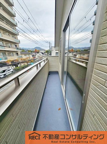 西宮市大社町　新築戸建　A号棟のバルコニー