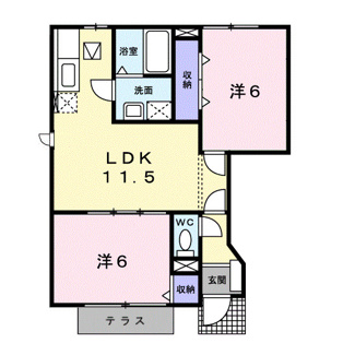 【間取り】 | コモド・カーサたなかⅡ