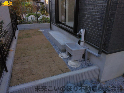 【庭】 | Blooming Garden蓮田市西新宿3丁目 | お庭のお手入れも楽々。プチ家庭菜園などにもオススメです！