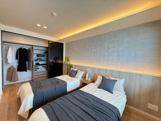 クロスエアタワー　東京都目黒区売りマンションの寝室