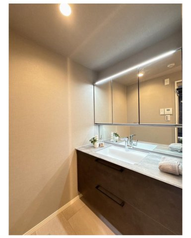 クロスエアタワー　東京都目黒区売りマンションの独立洗面台