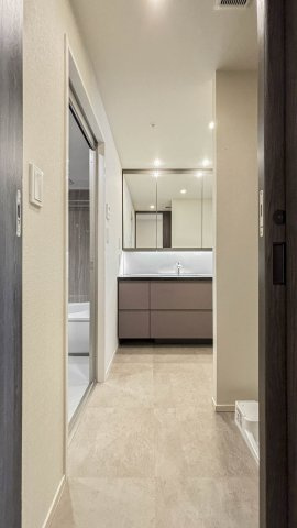 ヴィークコート市ヶ谷加賀町の洗面所