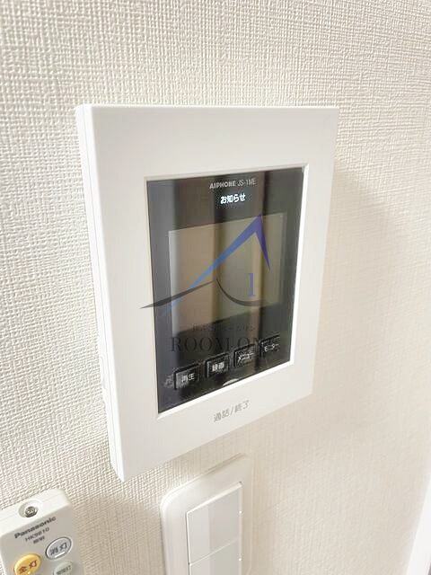 月村マンションＮｏ．１５のセキュリティ|モニター付きインターホンです。