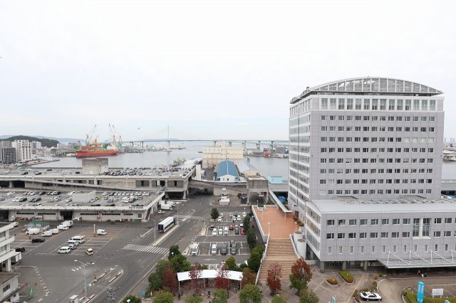 サヴォイグランデウォーターサイド　4階の展望|別号室のものです。現状優先になります。