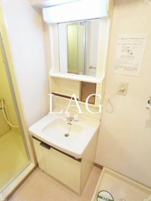 【洗面所】 | キャッスルマンション両国 | 独立洗面台です。