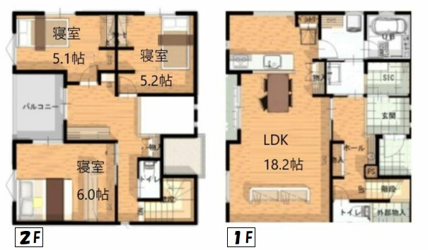 東金市田間  新築戸建 の間取り|図面と現況に相違がある場合、現況を優先致します。