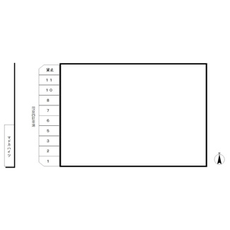 【区画図】 | 岡安西駐車場