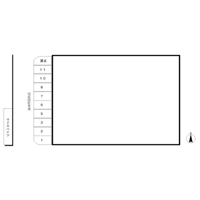 【区画図】 | 岡安西駐車場