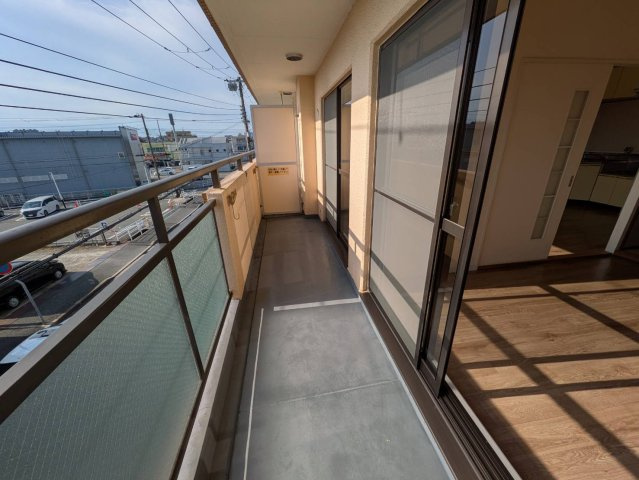 テルース21のバルコニー