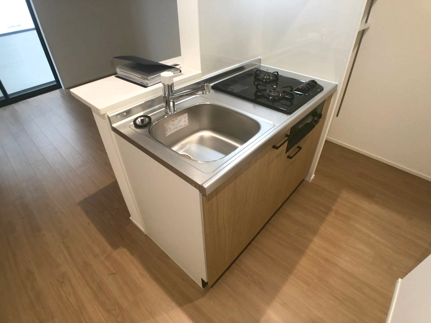 東大阪市大蓮東２丁目のアパートのキッチン