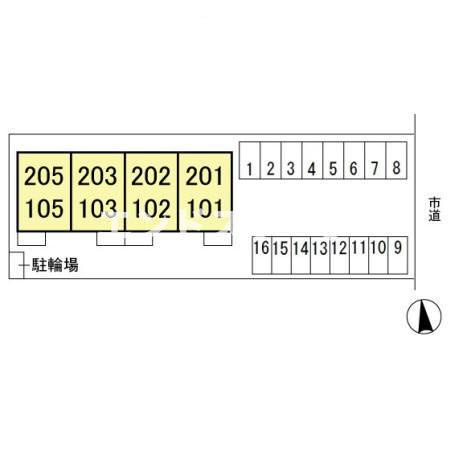 フローレスの区画図|高崎、前橋、伊勢崎エリアのお部屋探しはエンドスケープまで！お客様の理想お聞かせ下さい♪
