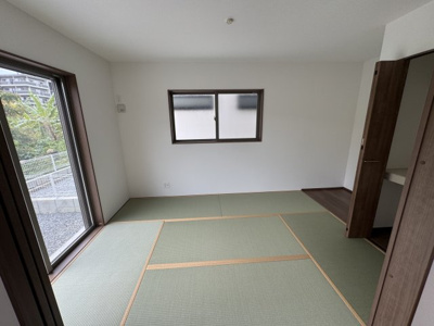 【和室】 | うるま市前原（全4棟）３号棟 | 3号棟　和室6.75帖＋収納付き♪