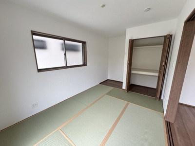 【和室】 | うるま市前原（全4棟）３号棟 | 3号棟　和室6.75帖＋収納付き♪