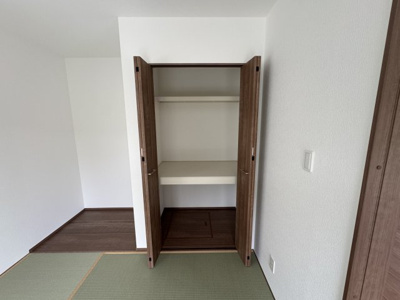 【和室】 | うるま市前原（全4棟）３号棟 | 3号棟　和室6.75帖＋収納付き♪