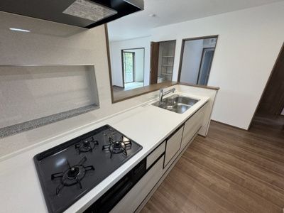 【キッチン】 | うるま市前原（全4棟）３号棟 | 3号棟　ビルトイン食洗機＋カップボード付き♪