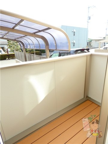 メゾンシュシュのバルコニー