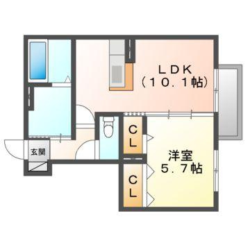 メゾンシュシュの間取り