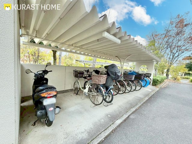 境谷西第2住宅2棟　2階の駐輪場