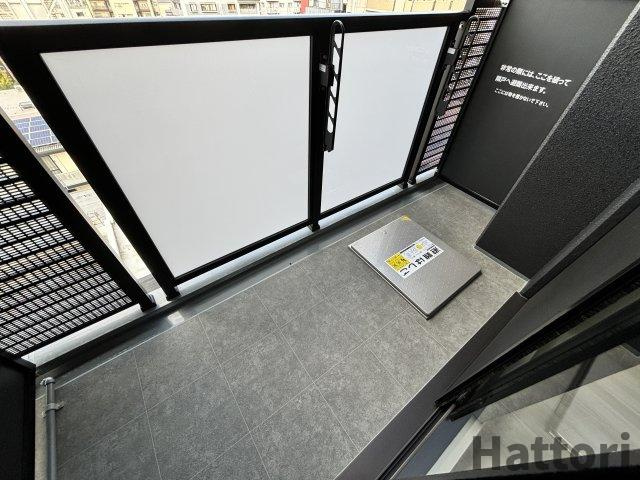 ブランシエスタ天満のバルコニー