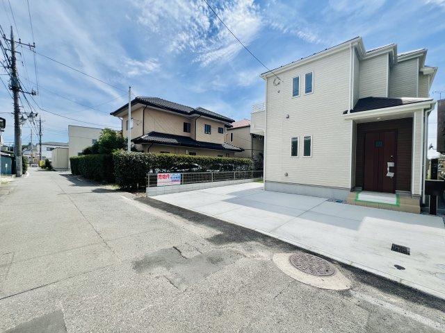 前橋市城東町の前面道路含む現地写真|車の通りも少なく駐車も楽々♪