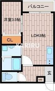 グランイニシオ都島の間取り
