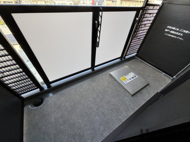 ブランシエスタ天満のバルコニー