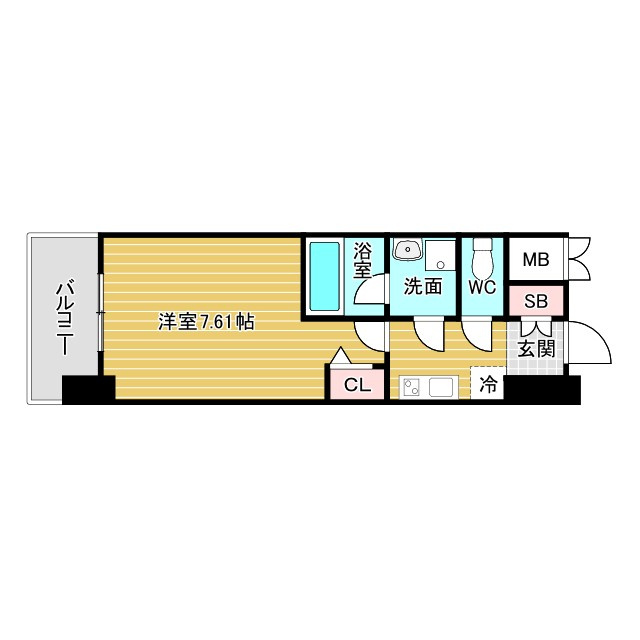 ブランシエスタ天満の間取り