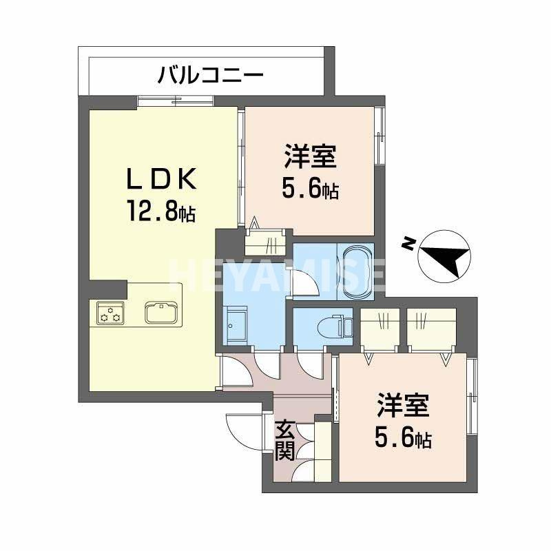 シャーメゾン　フェアリーステージの間取り