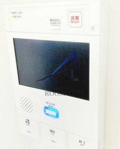 シティハイツ三ノ輪のセキュリティ|モニター付きインターホンです。
