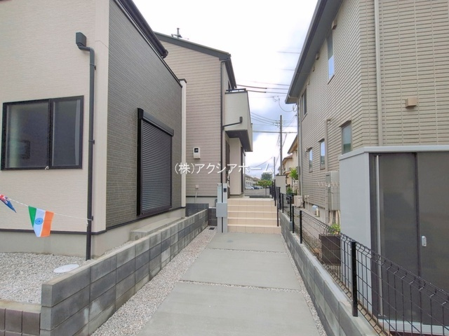 所沢市所沢新町・全2棟　新築一戸建　2号棟　～収納豊富～の外観|現地写真（2026年1月20日撮影）