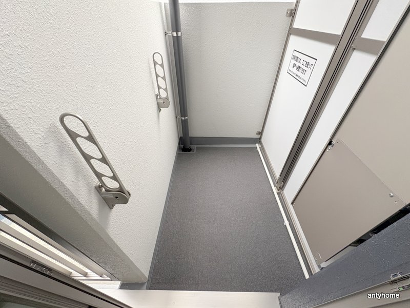 エグゼ大阪CITYルーエ　仲介手数料無料のバルコニー