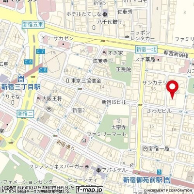 【地図】 | アクシア新宿御苑