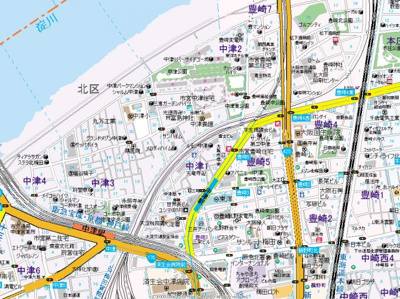 【地図】 | プレサンス梅田北ザ・ライブ